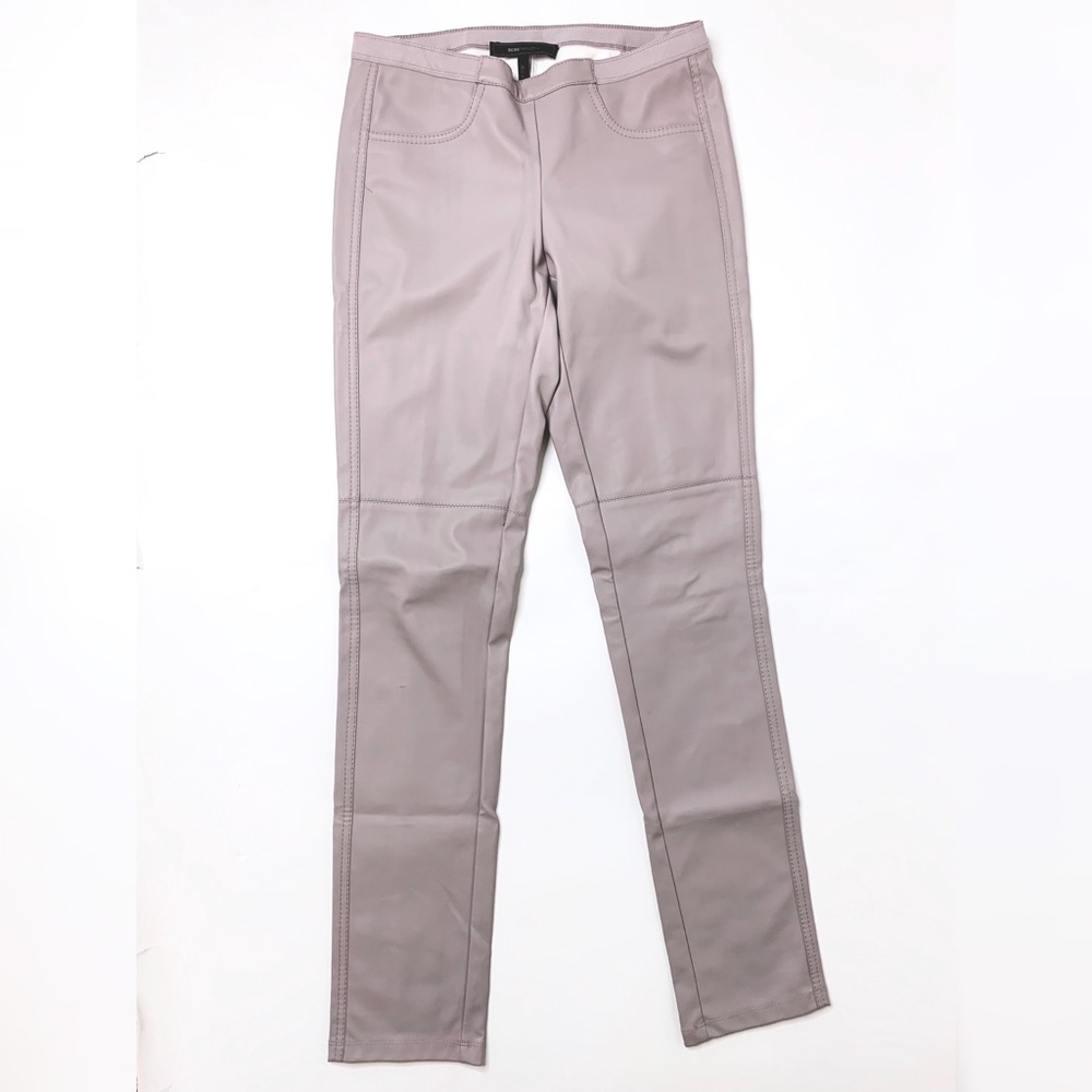 BCBGMAXAZRIA Lavender Leather Pants